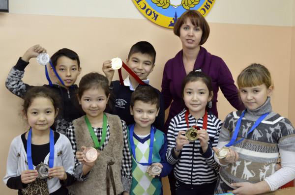 Татьяна Верко со своими воспитанниками